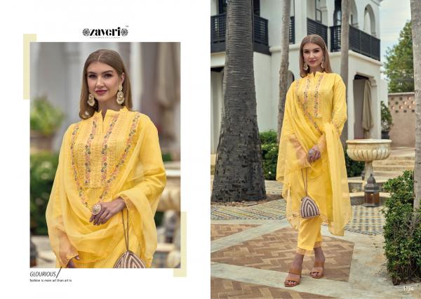 Zaveri Nagma Party Wear Fancy Kurti With Bottom Dupatta Collection